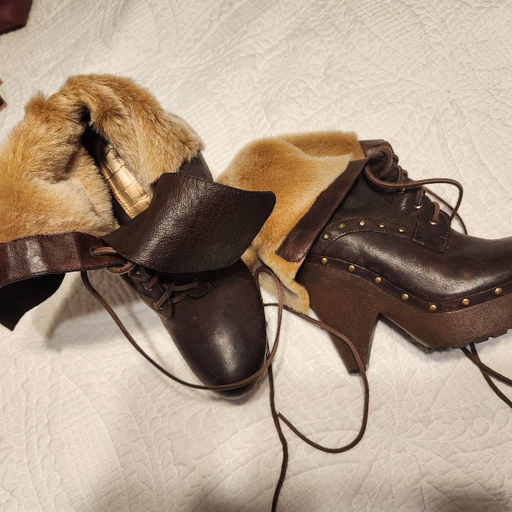 Sam Edelman shearling boots